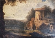 Antico dipinto olio usato  Italia