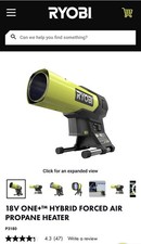 Ryobi one propane for sale  Los Angeles
