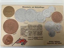 Münzkarte nationalflagge brit gebraucht kaufen  Recklinghausen