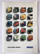Folheto Fiat 1996 Model Range inc. Cinquecento Punto Bravo Brava etc comprar usado  Enviando para Brazil