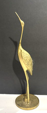 Brass heron crane for sale  Chesterfield