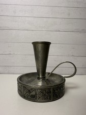 Norwegian pewter candlestick for sale  Chandler