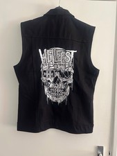 black denim waistcoat for sale  WELWYN GARDEN CITY