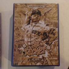 ROGER CLEMENS #M-5 RED SOX Rocket 05/10 Feito 2017 Topps Fire Monikers Ouro 5x7, usado comprar usado  Enviando para Brazil