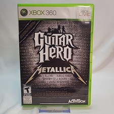 Guitar Hero Metallica Xbox 360 Complete In Box CIB With Manual Fast Shipping na sprzedaż  Wysyłka do Poland