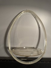 Grande Vintage Meio Século Moderno Acrílico Transparente Pendurado Planta Teto Oval LEIA comprar usado  Enviando para Brazil
