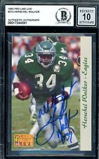 Usado, Herschel Walker Gem Mint 10 Beckett BAS assinado 1993 Pro Line autógrafo ao vivo comprar usado  Enviando para Brazil