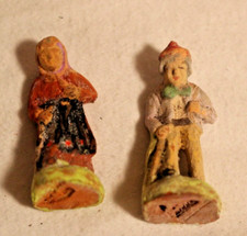 Vintage miniature santons d'occasion  Expédié en Belgium
