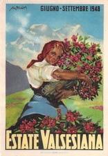 Cartolina estate valsesiana usato  Milano