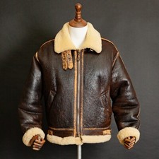 Vintage bomber sheepskin for sale  KETTERING