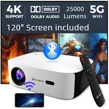 Usado, Projetor DoIby nativo 1080P 5G WiFi Bluetooth vídeo home theater EUA 45000LMS 4K comprar usado Usado, Projetor DoIby nativo 1080P 5G WiFi Bluetooth vídeo home theater EUA 45000LMS 4K comprar usado  Enviando para Brazil