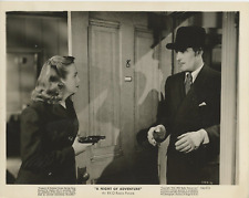 Foto vintage 8x10 A Night of Adventure 1944 Tom Conway Audrey Long Louis Borel comprar usado  Enviando para Brazil