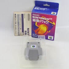 Nintendo 64 RUMBLE PACK Pak NUS-013 oficial na caixa 0701 N64, usado comprar usado  Enviando para Brazil