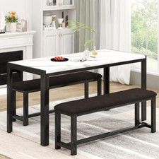 Faux marble dining for sale  HARROW