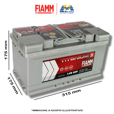 Fiamm batteria titanium usato  Casoria