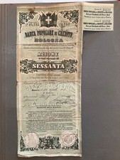 1882 banca popolare usato  Bologna