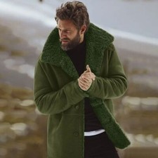Casaco masculino grosso manga longa top corta-vento jaqueta verde neve comprar usado  Enviando para Brazil