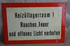 Altes blechschild heizöl gebraucht kaufen  Deutschland