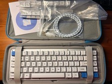 Teclado mecânico Apos WhiteFox (perfil baixo de alumínio) com estojo comprar usado  Enviando para Brazil