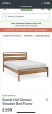 Scandi wooden double for sale  LONDON