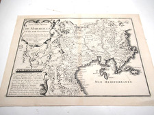 Belle carte geographique d'occasion  Coulaines