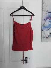 Red beaded camisole for sale  SAWBRIDGEWORTH