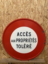 Ancienne plaque emaillee d'occasion  Courcelles-Chaussy