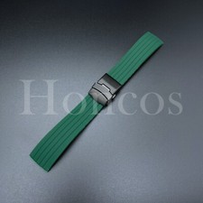 Pulseira de relógio de borracha de silicone 18 20 22 mm fecho impermeável compatível com Timex verde comprar usado  Enviando para Brazil