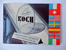 Koch frankfurt rollfilm usato  Trieste