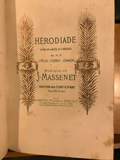 Jules massenet hérodiade d'occasion  Rennes