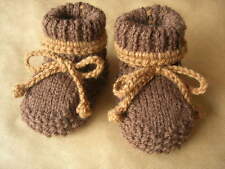 Baby booties. brown. for sale  Shipping to Ireland