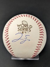 Beisebol George Springer Astros assinado OML 2017 World Series AUTO EUA SM comprar usado  Enviando para Brazil