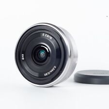 Sony E 16mm f/2.8 Silver wide angle SEL16F28 Pancake lens for Sony E-Mount APS-C comprar usado  Enviando para Brazil