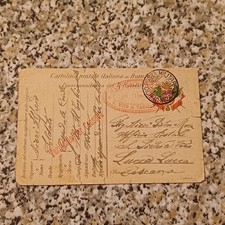 cartolina 1916 usato  Capannori