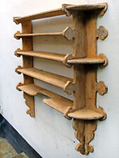Antique pine shelf for sale  LONDON