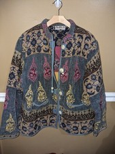 Vintage tapestry jacket for sale  Glenolden