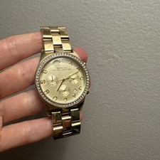 ⌚️ Autêntico Relógio de Ouro Marc Jacobs – Elegância Clássica de Designer precisa de bateria comprar usado  Enviando para Brazil