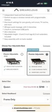 Dreamcloud adjustable bed for sale  Chester