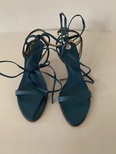 Giuseppe Zanotti Vicini Azul Jewelled amarrar Gatinho calcanhar bombas 7.5 comprar usado  Enviando para Brazil