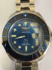 Relógio Invicta Pro Diver 14655 aço inoxidável mostrador azul 54MM 200M!, usado comprar usado  Enviando para Brazil