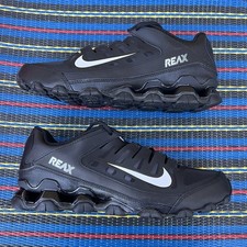 Trem de treino Nike Reax 8 TR preto branco 621716-033 tamanho 10.5, 12 masculino comprar usado  Enviando para Brazil