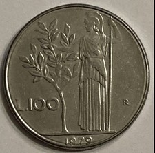 100 lire 1979 usato  Avezzano