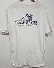 Camiseta Imperial Beach California Masculina Branca Gráfica Grande Vintage Surf Wear comprar usado  Enviando para Brazil