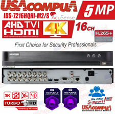 HIKVISION 16 CANAIS DVR 16CH IDS-7216HQHI-M2/S TVI-AHD-CVI 5 MEGAPIXELS ACUSENSE comprar usado  Enviando para Brazil