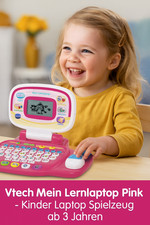 Vtech lernlaptop pink gebraucht kaufen  Crailsheim