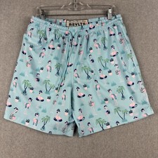 Shorts RSVLTS Masculino L L Lifes A Bico Híbrido Baús de Natação Praia Elástico 7” Novo sem etiquetas comprar usado  Enviando para Brazil