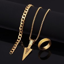 Shiny golden 3pc for sale  Wharton