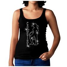 Cowgirl woman rhinestone for sale  SHEFFIELD