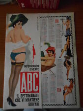 Calendario pin 1967 usato  Torino