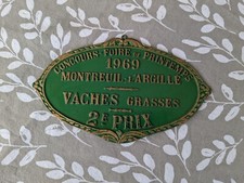 Plaque concours agricole d'occasion  Bernay